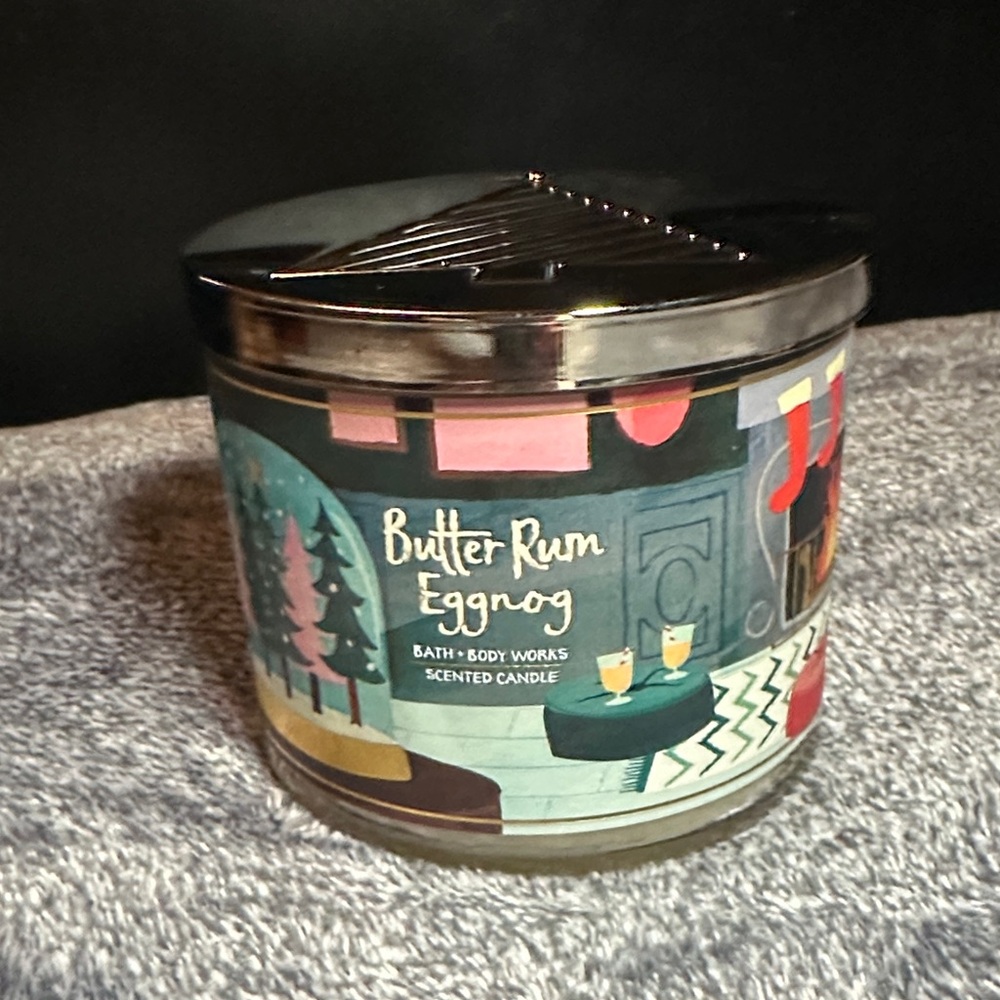 Bath & Body Works Butter Rum Eggnog Candle
